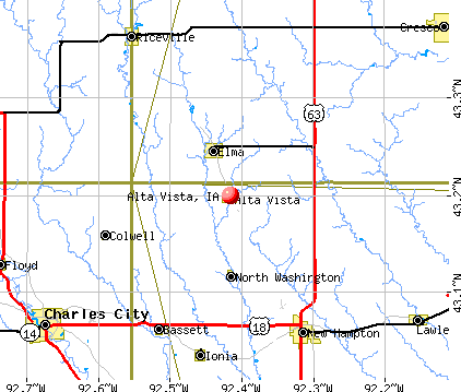 Alta Vista, IA map