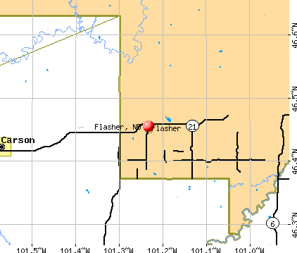 Flasher, ND map