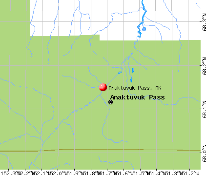 Anaktuvuk Pass, AK map