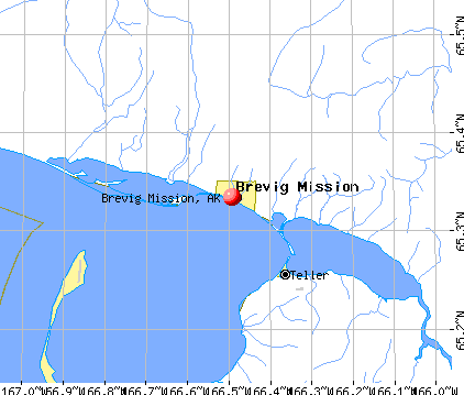 Brevig Mission, AK map