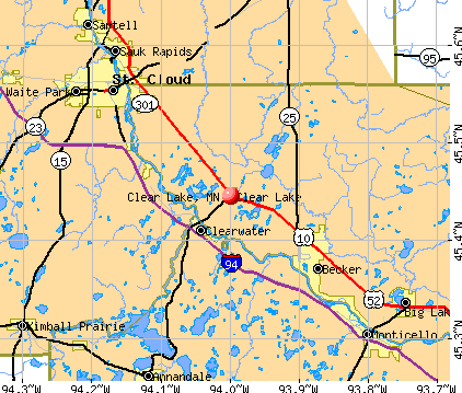 Clear Lake, MN map