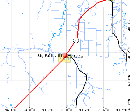 Big Falls, MN map