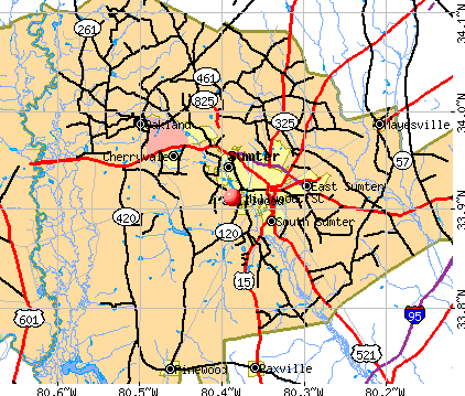 Millwood, SC map