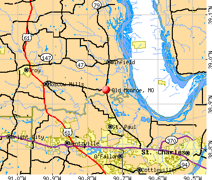 Old Monroe, MO map