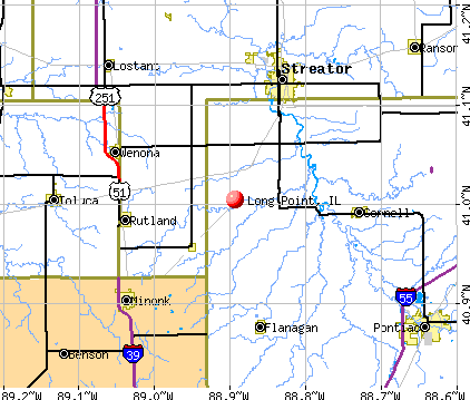 Long Point, IL map