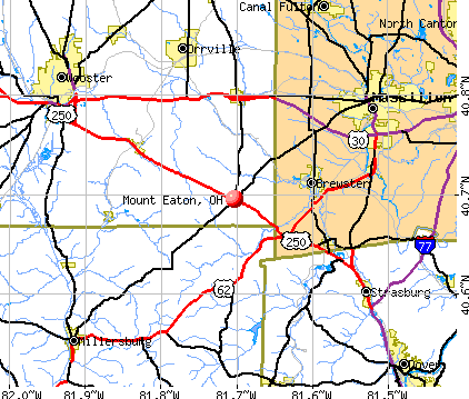 Mount Eaton, OH map