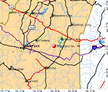 Shanksville, PA map