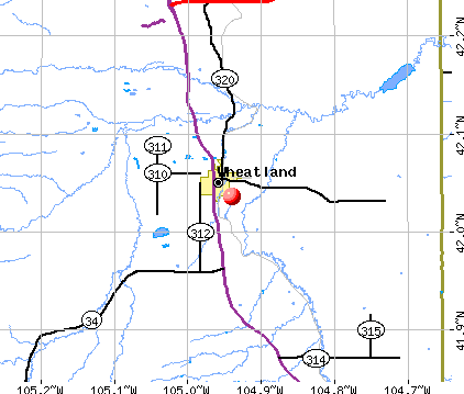 Y-O Ranch, WY map