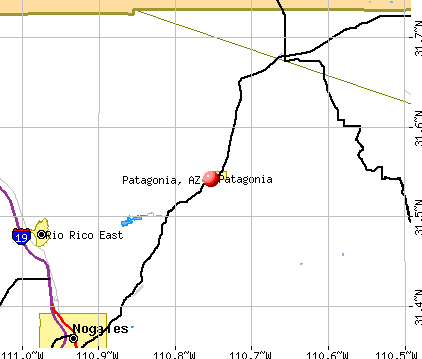 Patagonia, AZ map