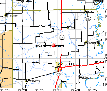 Bogard, MO map