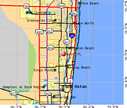 Golf, FL map