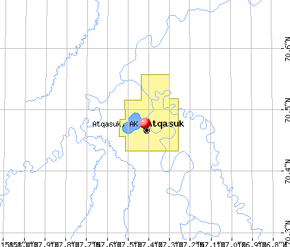 Atqasuk, AK map