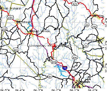 Livingston, KY map