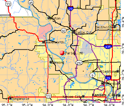 Farley, MO map