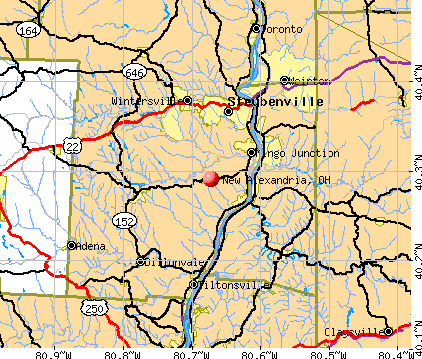 New Alexandria, OH map