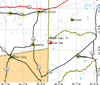 Pecan Gap, TX map