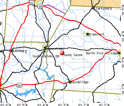 South Salem, OH map