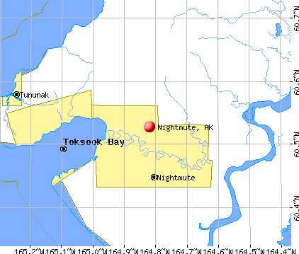 Nightmute, AK map