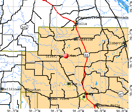 Silex, MO map