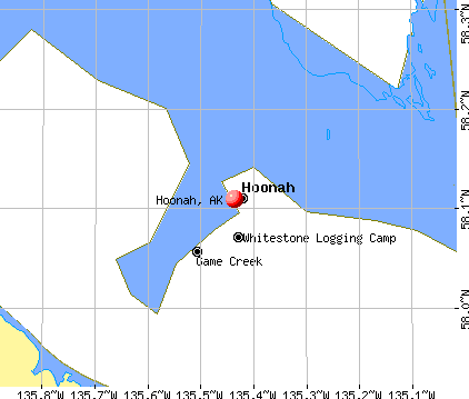 Hoonah, AK map