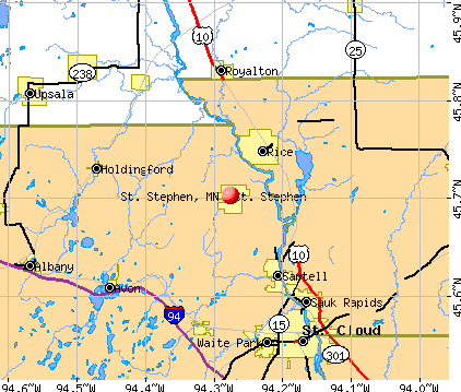 St. Stephen, MN map