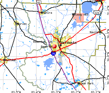 Remerton, GA map