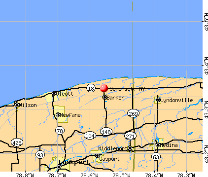 Somerset, NY map