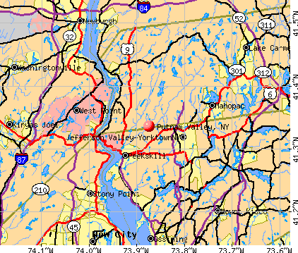 Putnam Valley, NY map