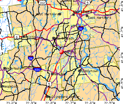 Berlin, CT map