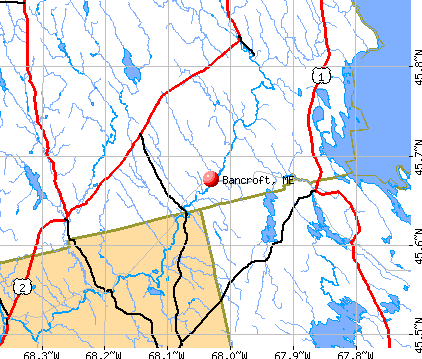 Bancroft, ME map