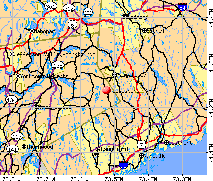 Lewisboro, NY map