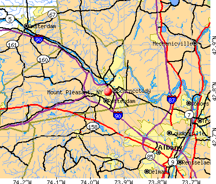Mount Pleasant, NY map