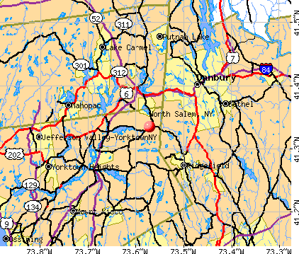 North Salem, NY map