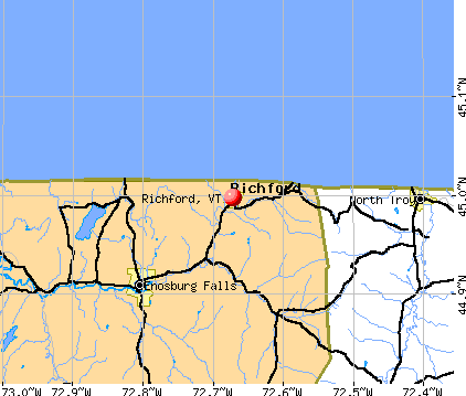 Richford, VT map