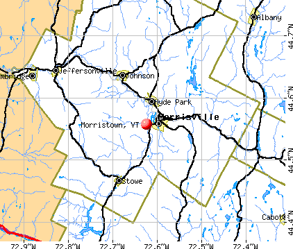 Morristown, VT map