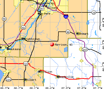 Morrison, WI map