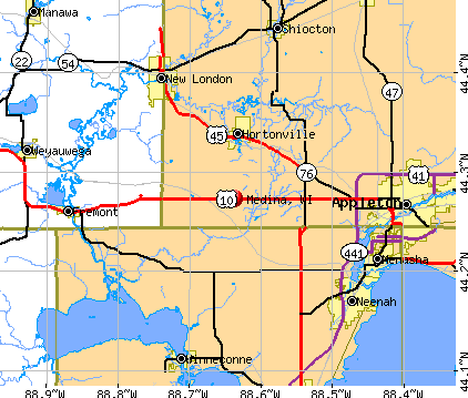 Medina, WI map