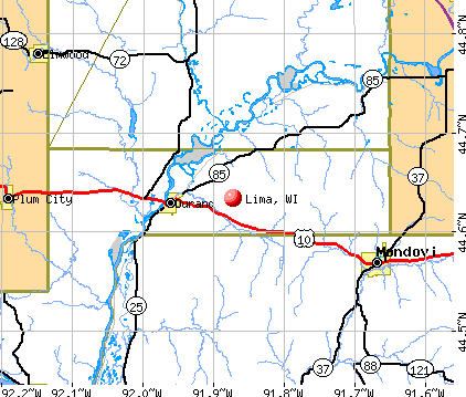 Lima, WI map