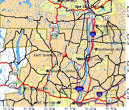 East Granby, CT map