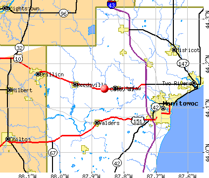 Cato, WI map