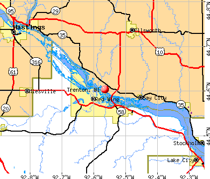 Trenton, WI map