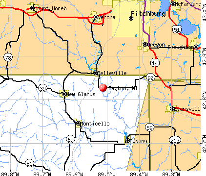 Dayton, WI map