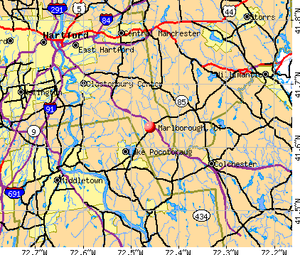 Marlborough, CT map