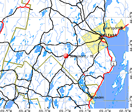 Searsmont, ME map