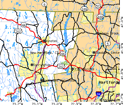 New Hartford, CT map