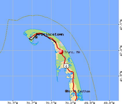 Truro, MA map