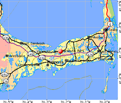 Yarmouth, MA map