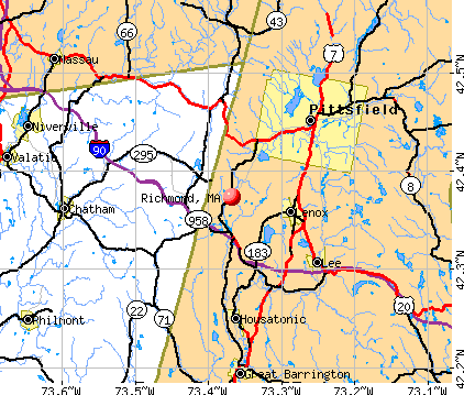 Richmond, MA map