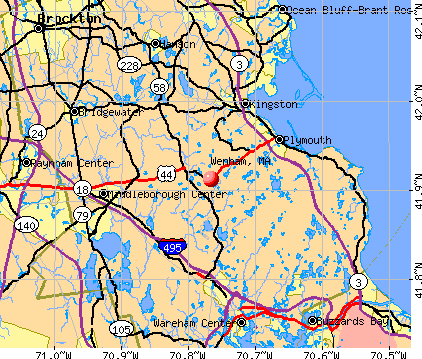 Wenham, MA map