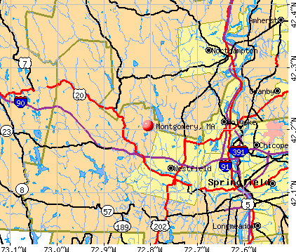 Montgomery, MA map
